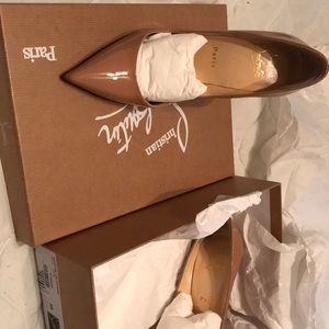 So Kate 120 PATENT Nude Christian Louboutin